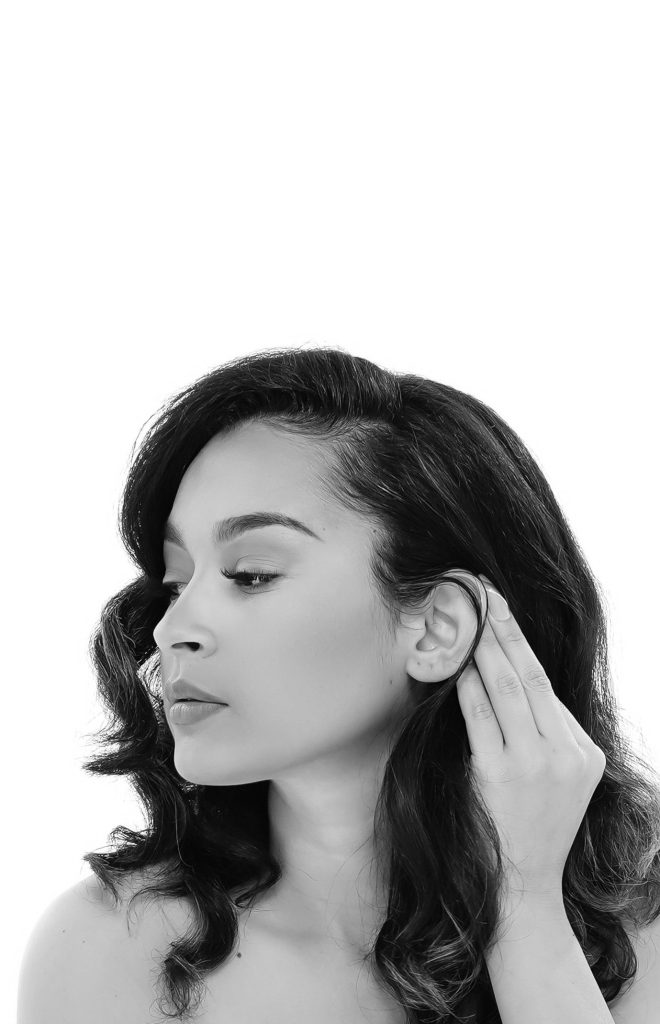 Nakisha Marin, Tone Talent Agency model, black and white beauty profile